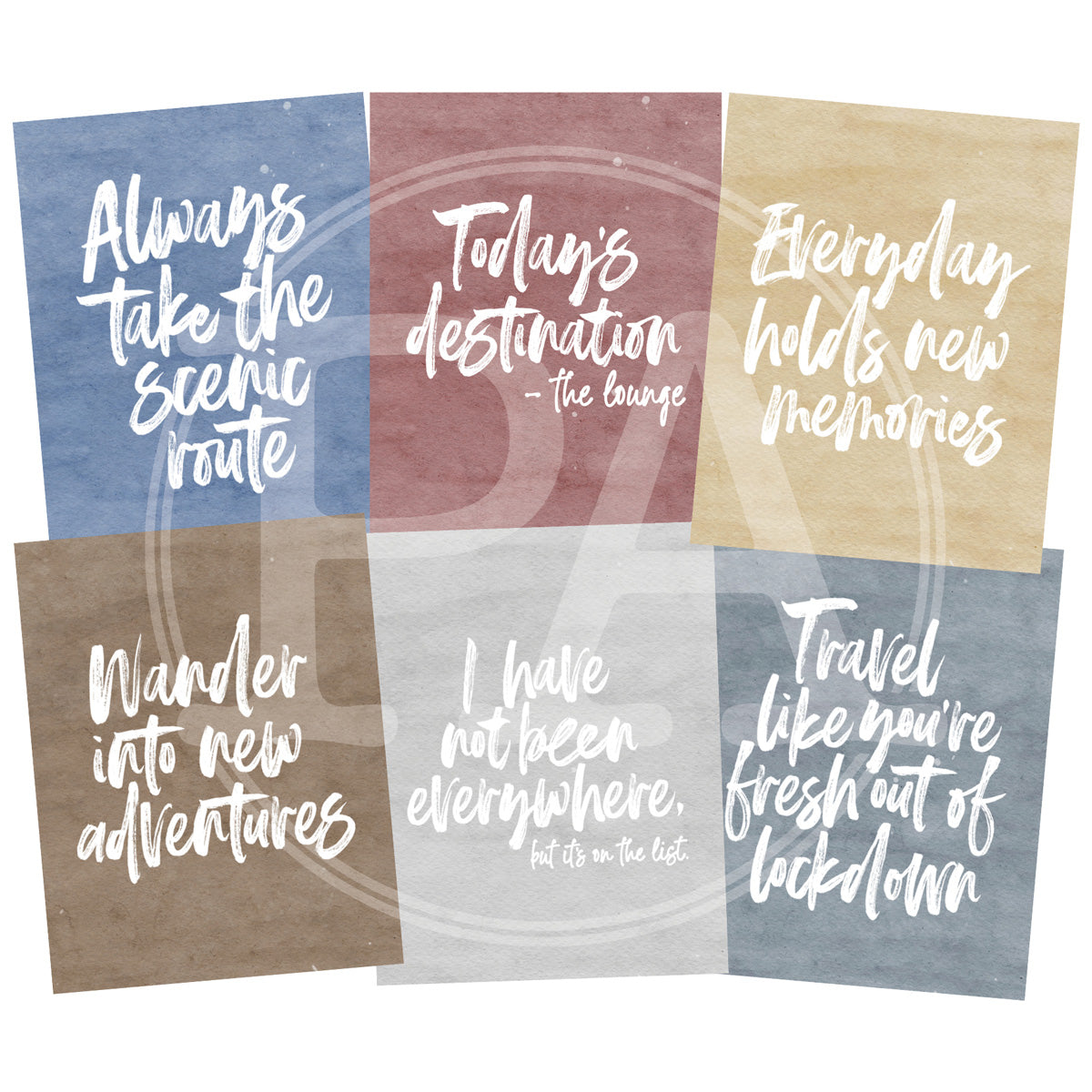 Bon Voyage Quote Cards
