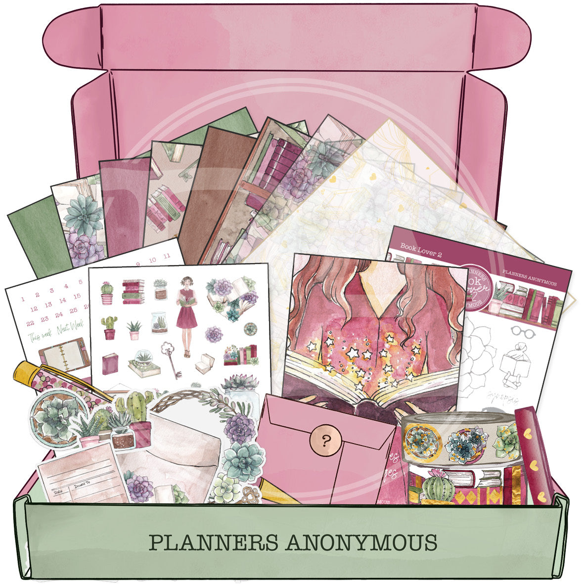 Book Lover 2 Planner Kit