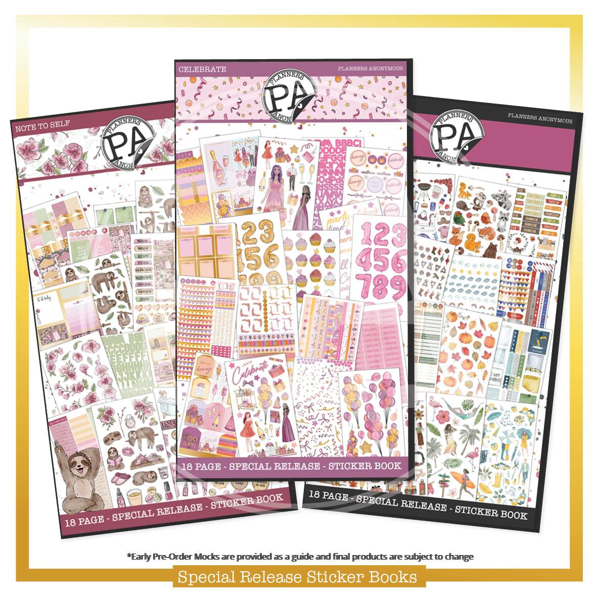 PA Special Release Sticker Book Bundle