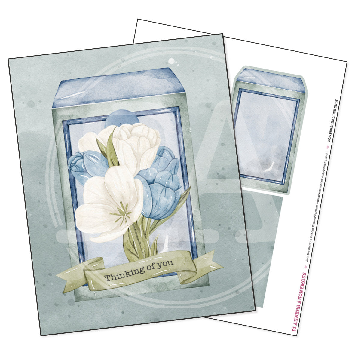 Country Cottage Planner Party Freebie Card