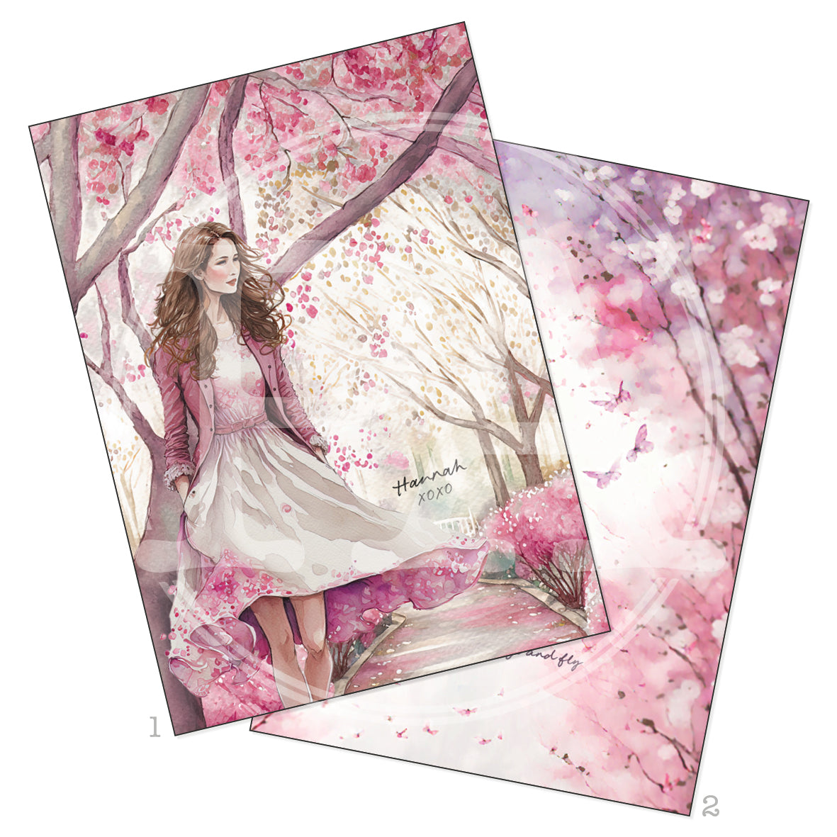 Plum Blossom Printable Art Card