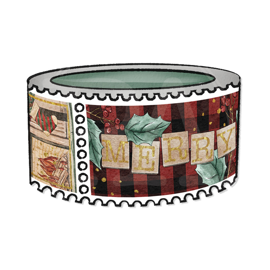 Christmas at Home Washi - Stamps