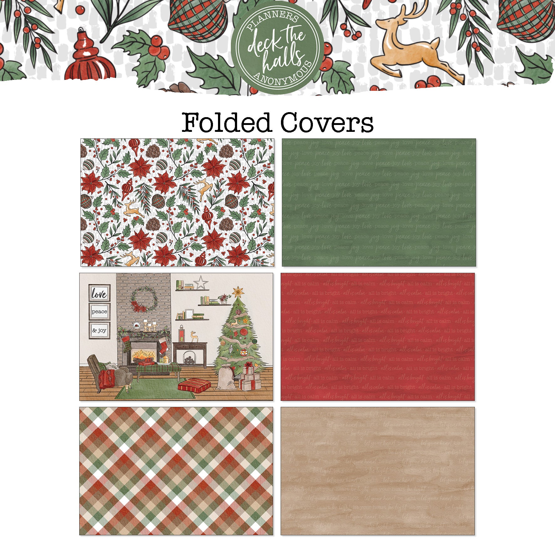 Deck The Halls B6+ Melody Planner Cover