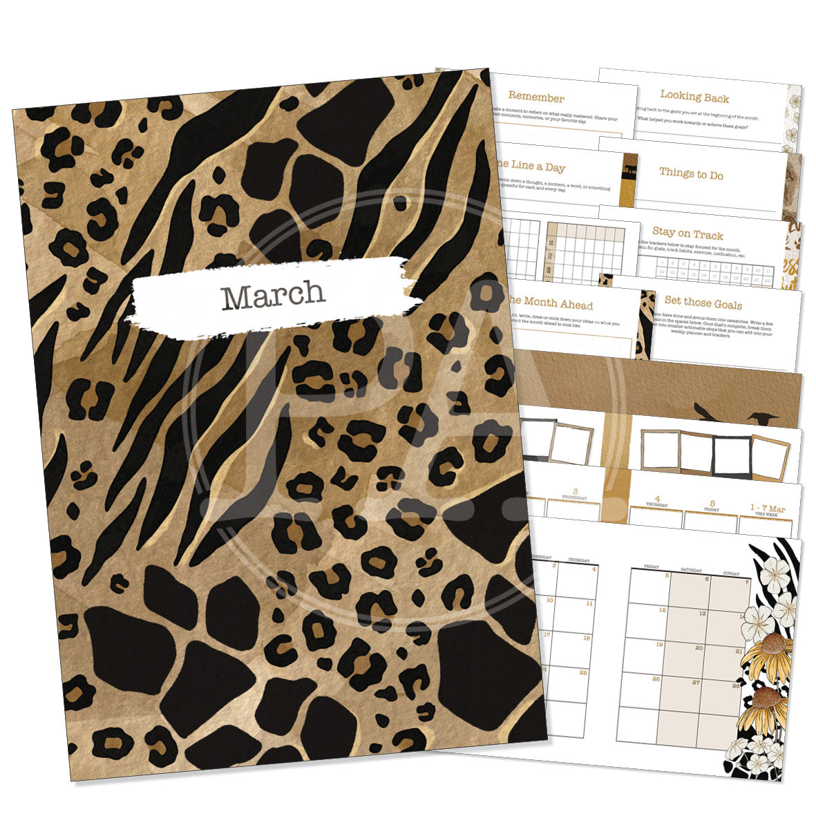 Fierce Printable Luxe Weekly Inserts