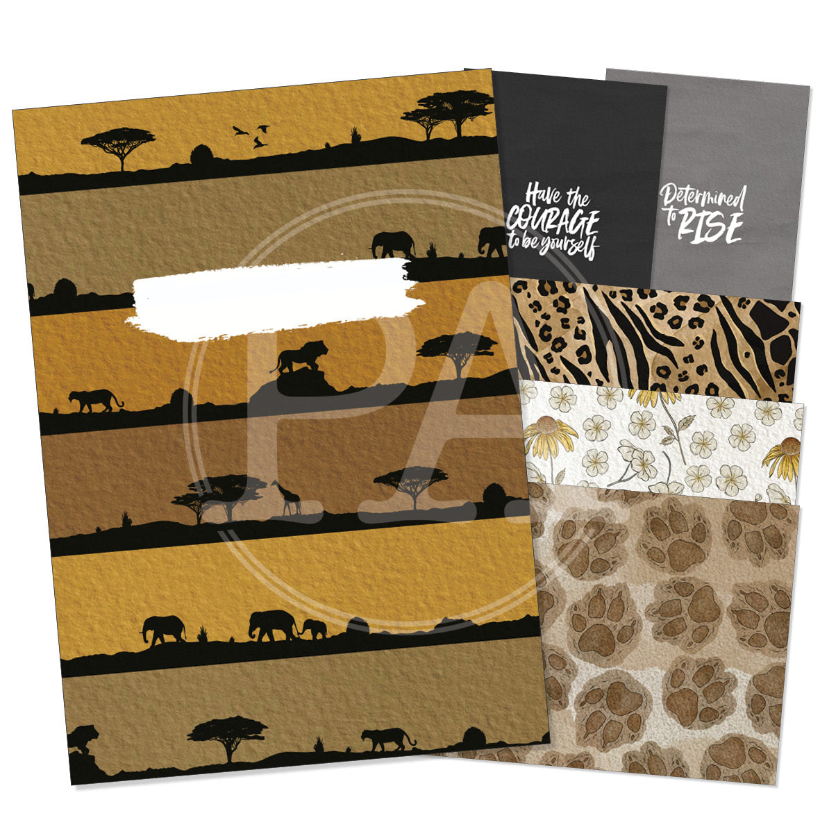 Fierce Printable Inserts - Themed Dot Grid
