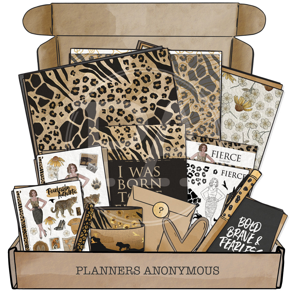 Fierce decorative papers - additional