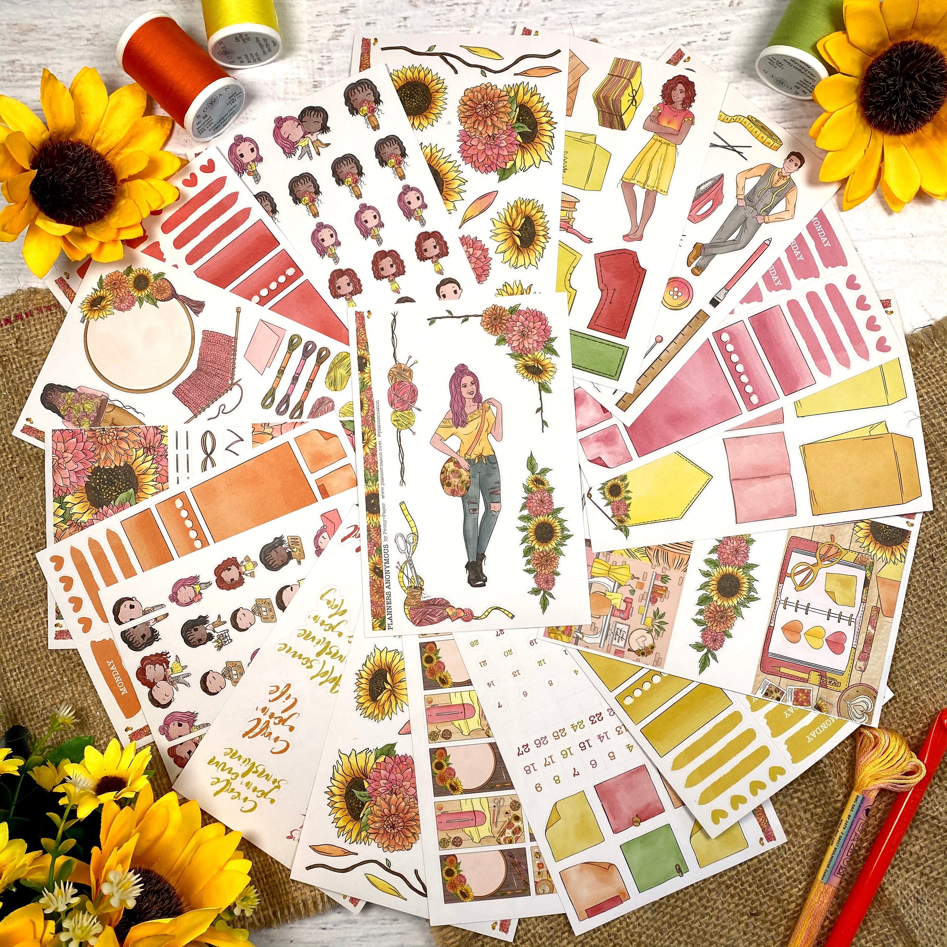 Sew Crafty decorative sticker kit