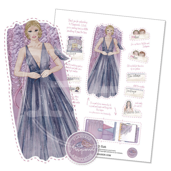 Masquerade Planner Kit Fun Printable