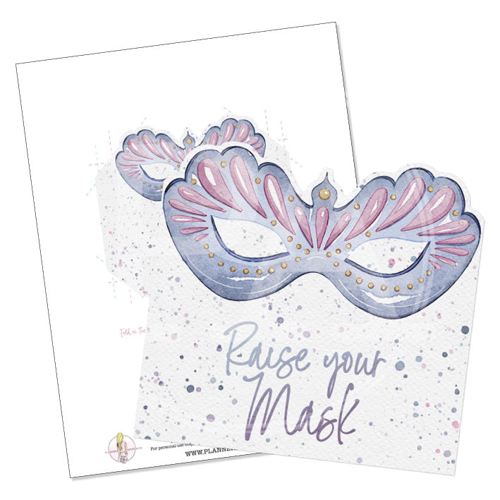 Masquerade Pocket Printable