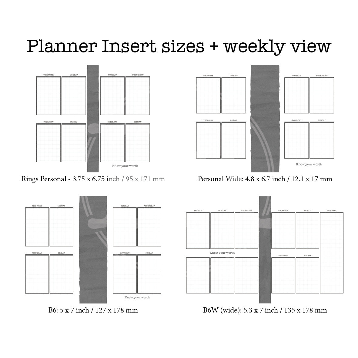 Milk Bar - Printable Inserts - Kit