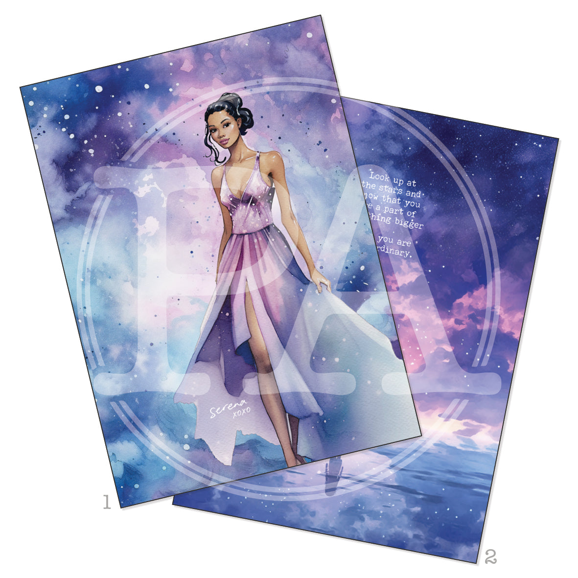 Starlit Stories Printable Art Card