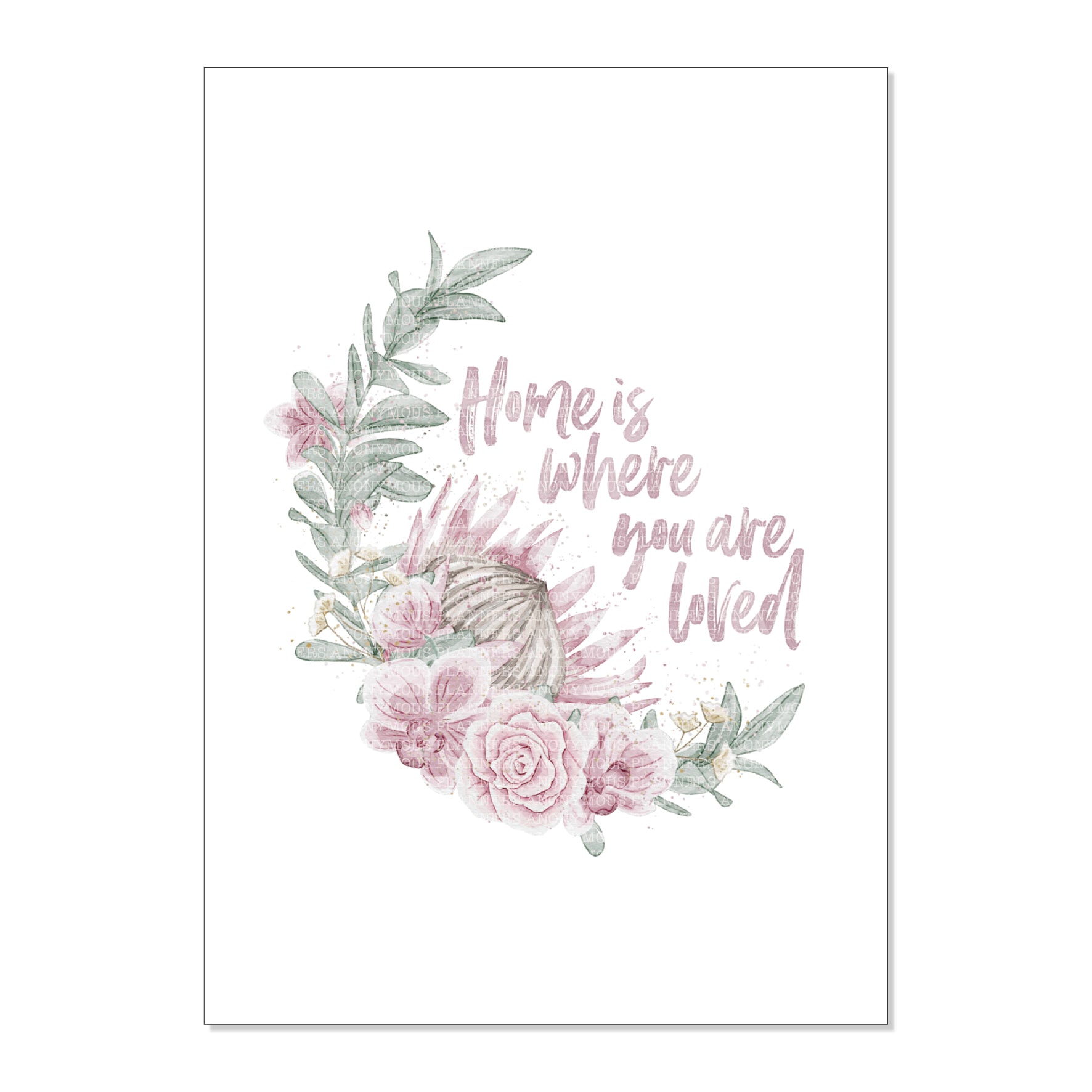 Hygge Life Printable Art Card