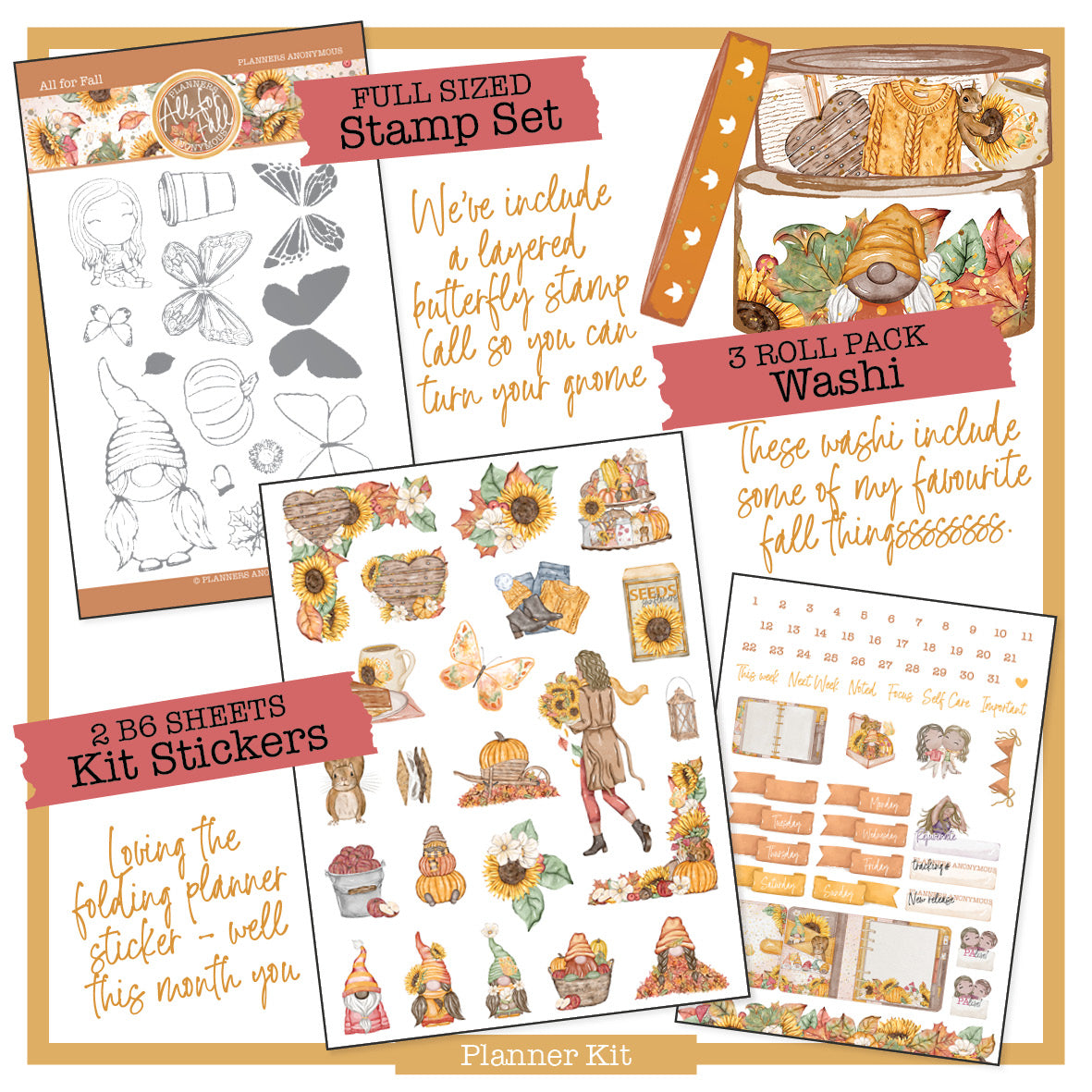 All for Fall Planner Kit