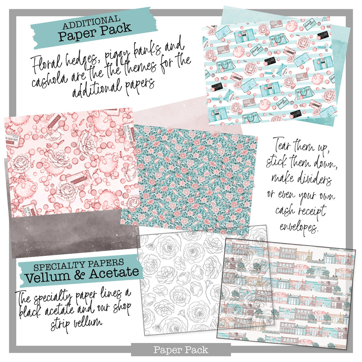 Shop til you drop additional paper pack