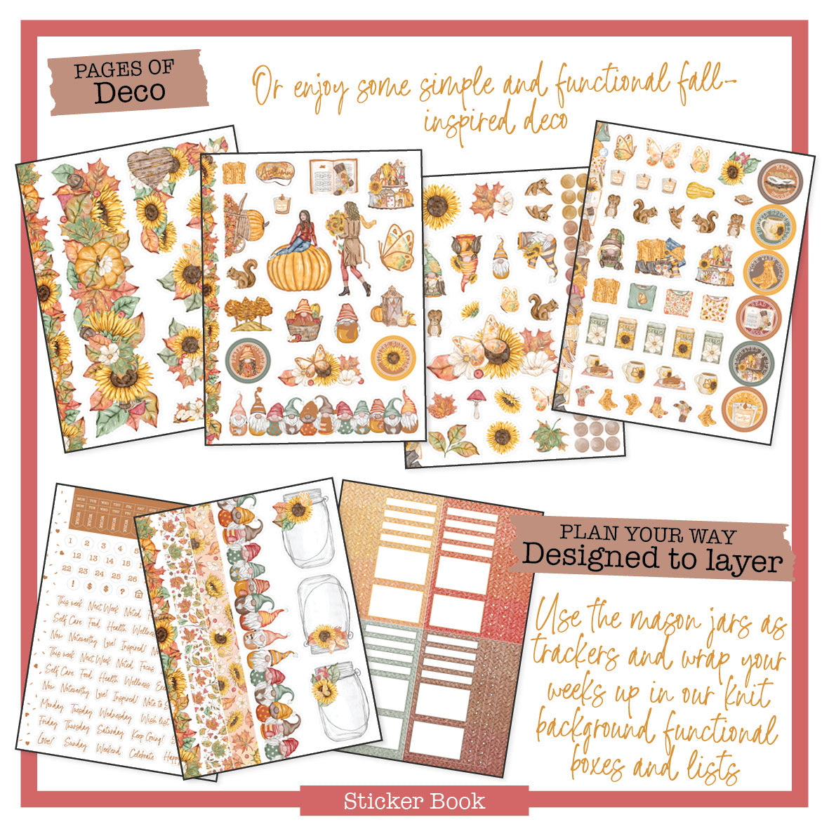 All for Fall Sticker Book