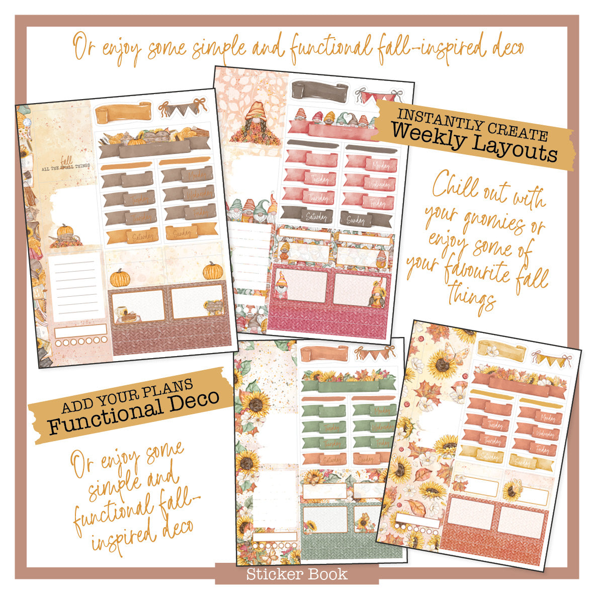 All for Fall Sticker Book