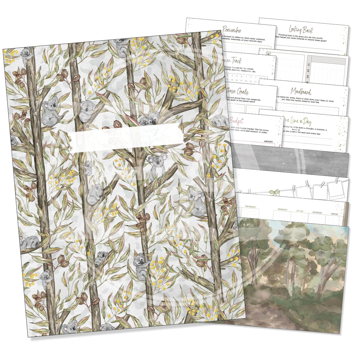 Australiana Inserts Luxe Weekly Printable