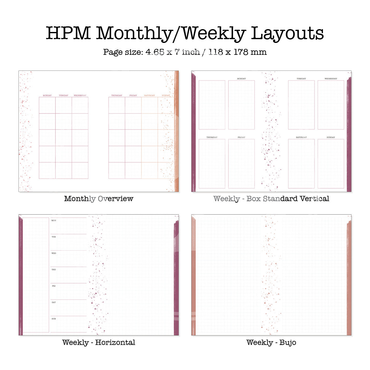 PlannerLove Inserts Luxe Printable