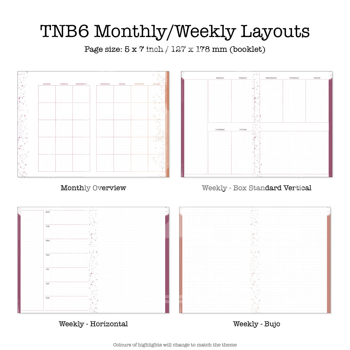 PlannerLove Inserts Luxe Printable