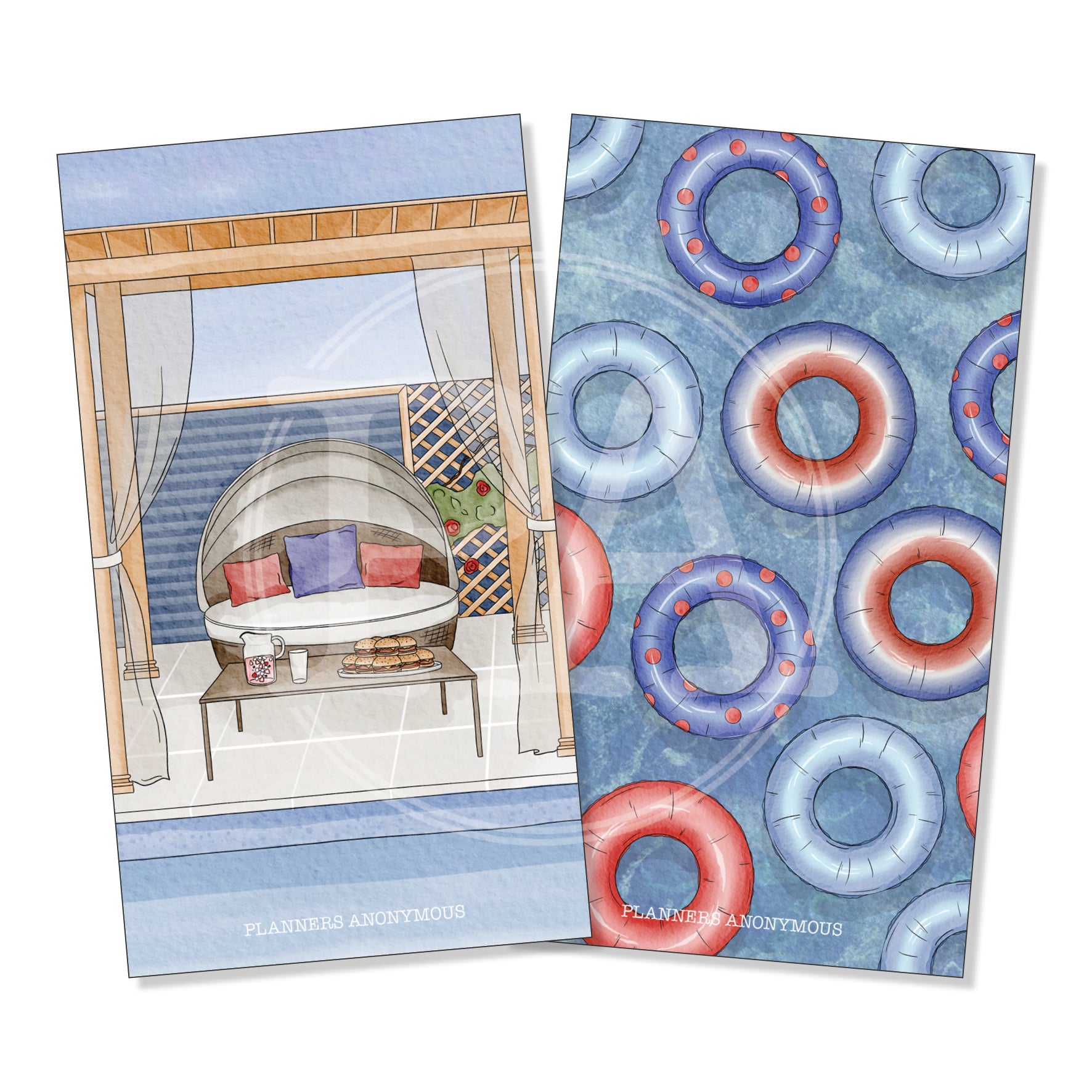 Poolside Phone Background