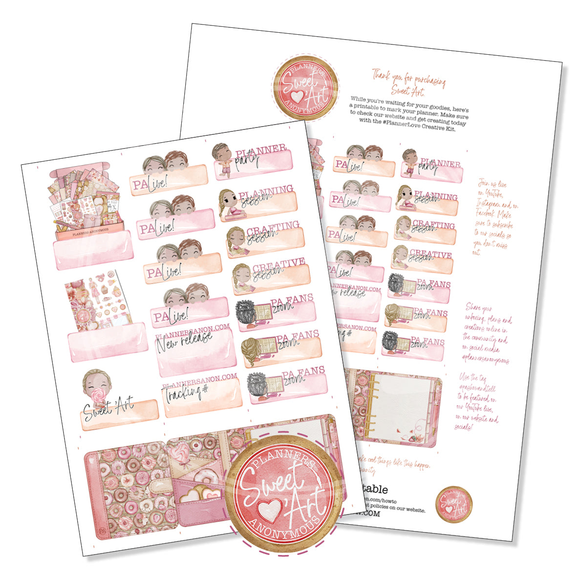 Sweet Art Community Printable