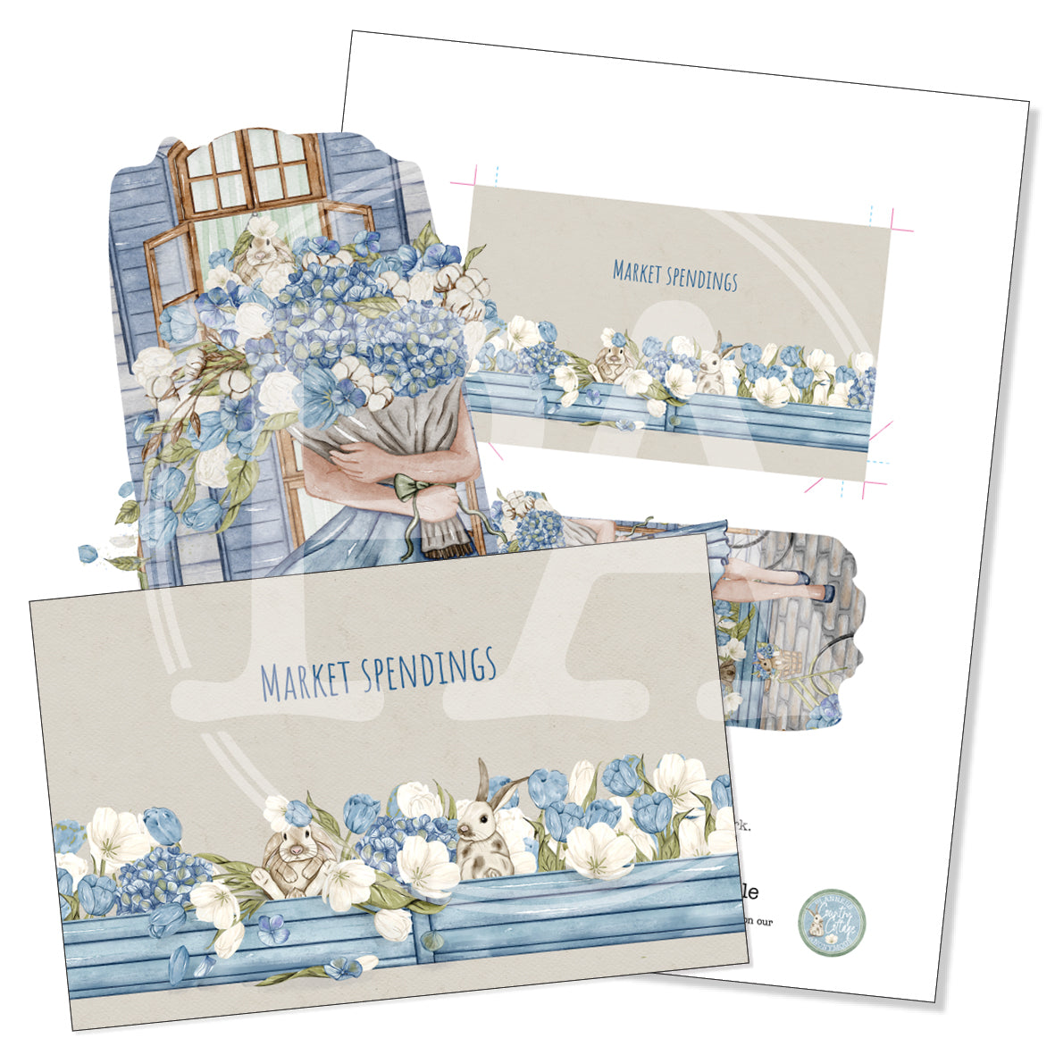 Country Cottage Pocket Printable