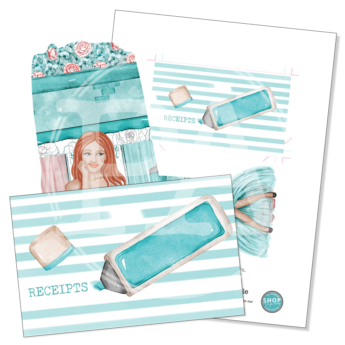 Shop til you Drop Pocket Printable