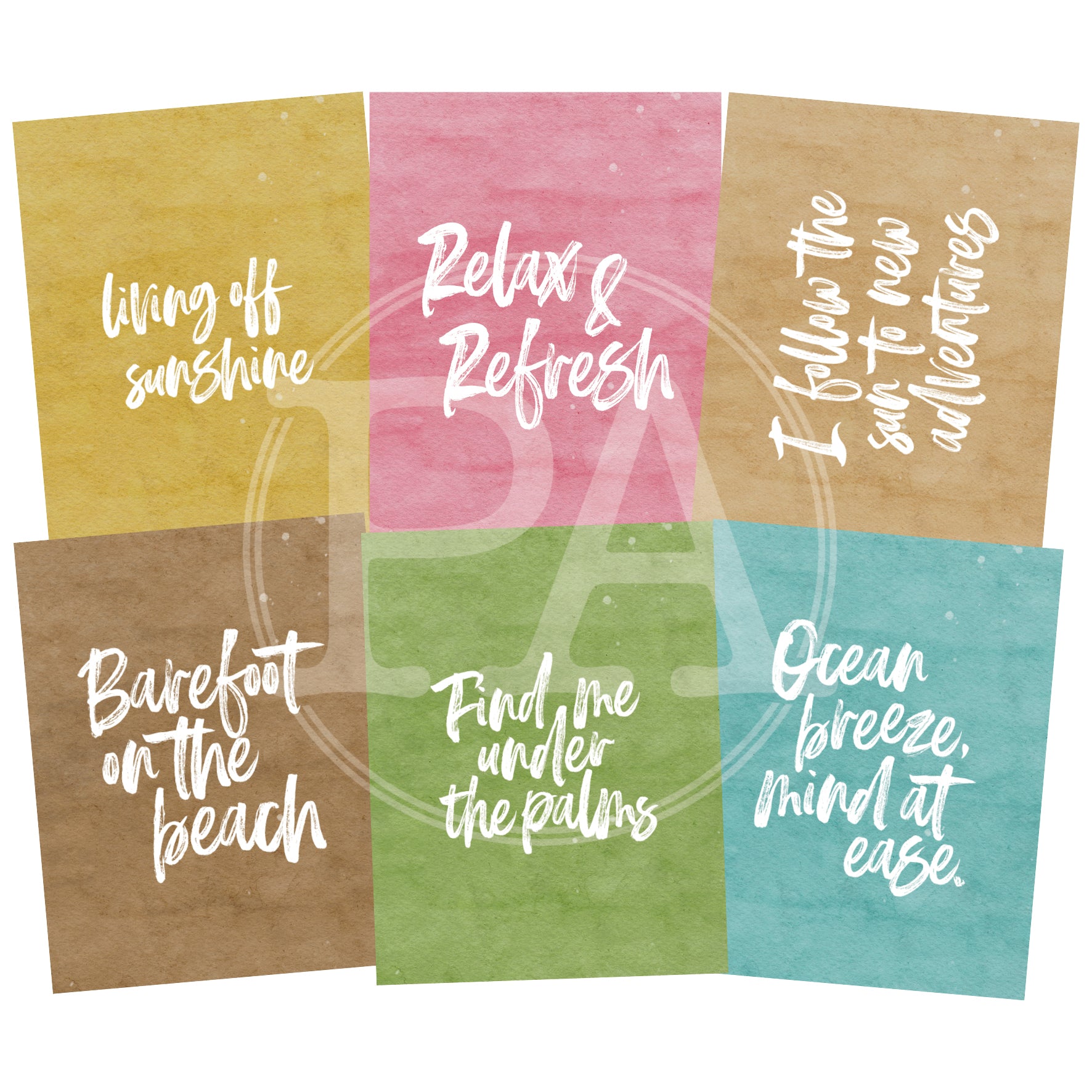 Tropicana Quote Cards
