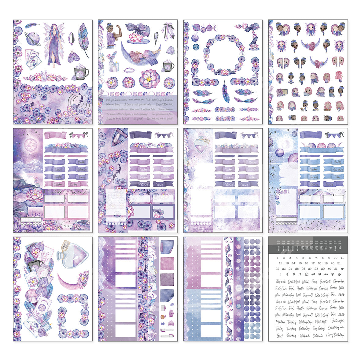 Dream Chaser Planner Sticker Book