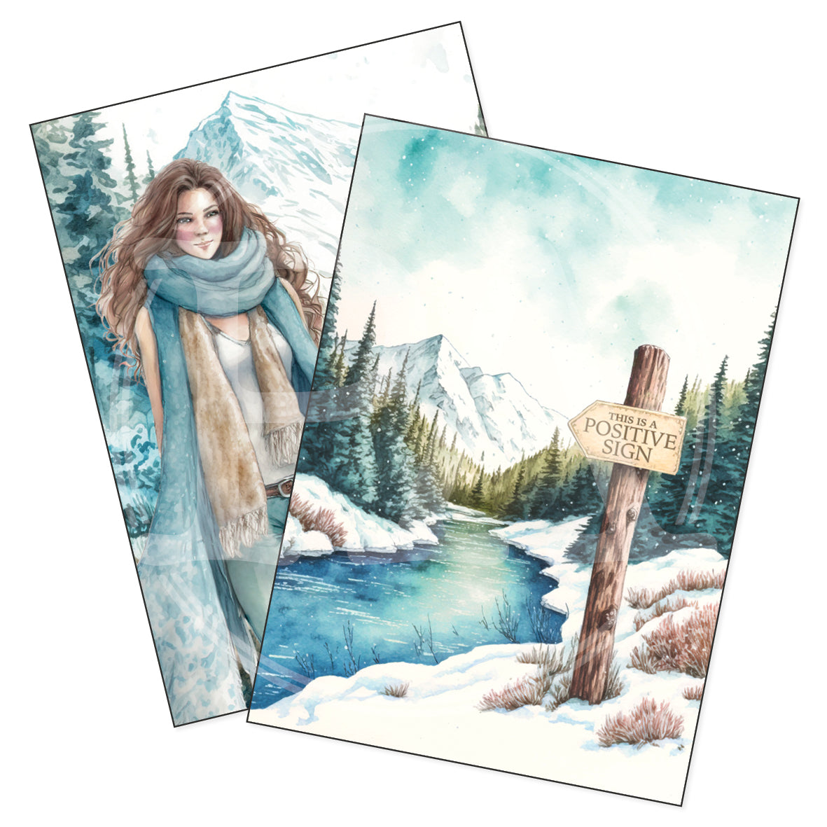 Into the Wild Printable Art Card