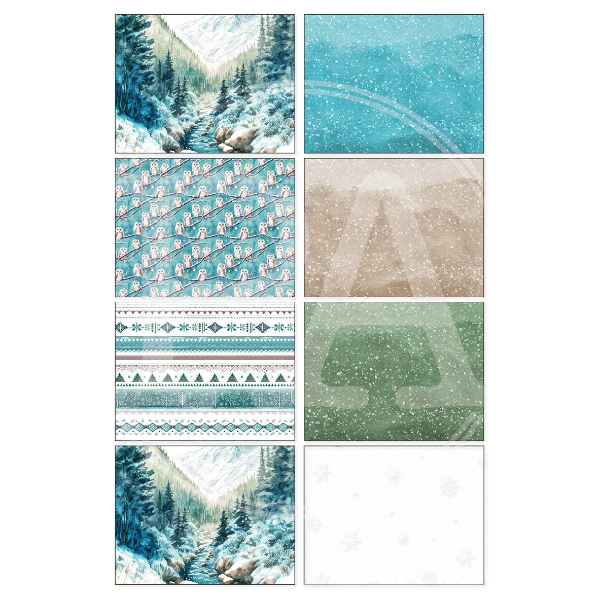 Into the Wild decorative papers - standard