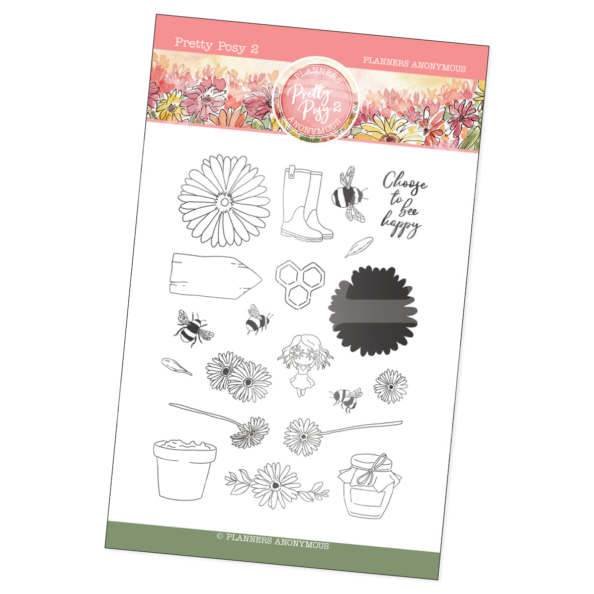 Pretty Posy 2 Planner Stationery Kit