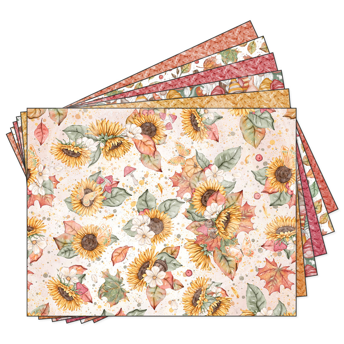 All for Fall decorative papers - standard