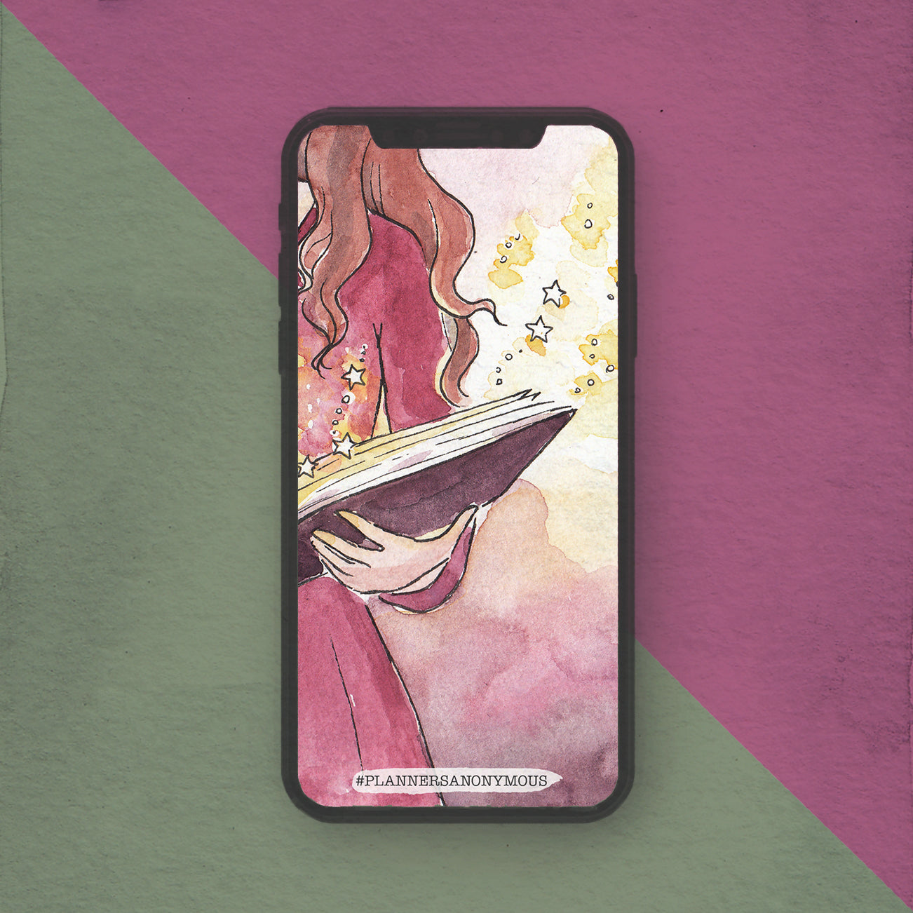 Book Lover Phone Background