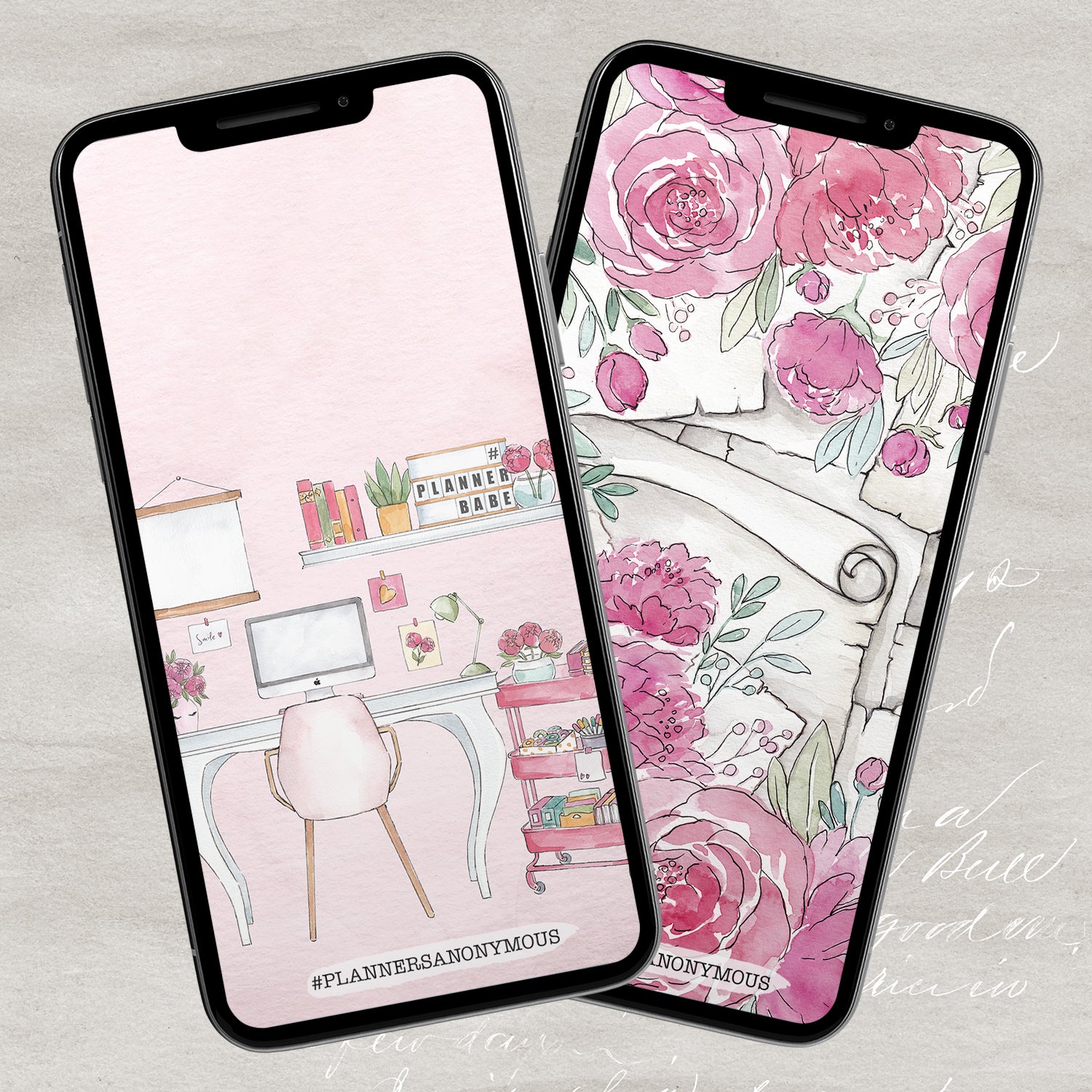 Planner Babe Phone Background