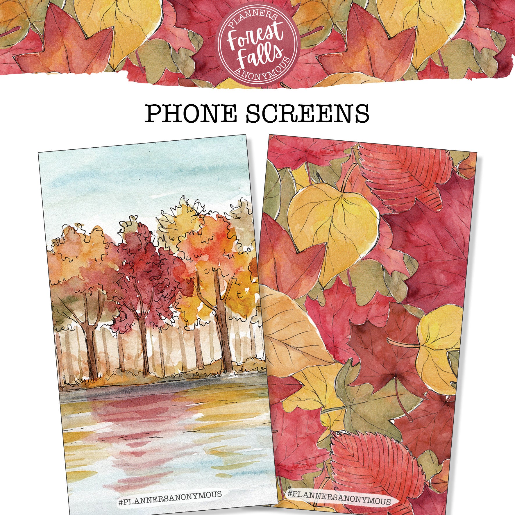 Forest Falls Phone Background