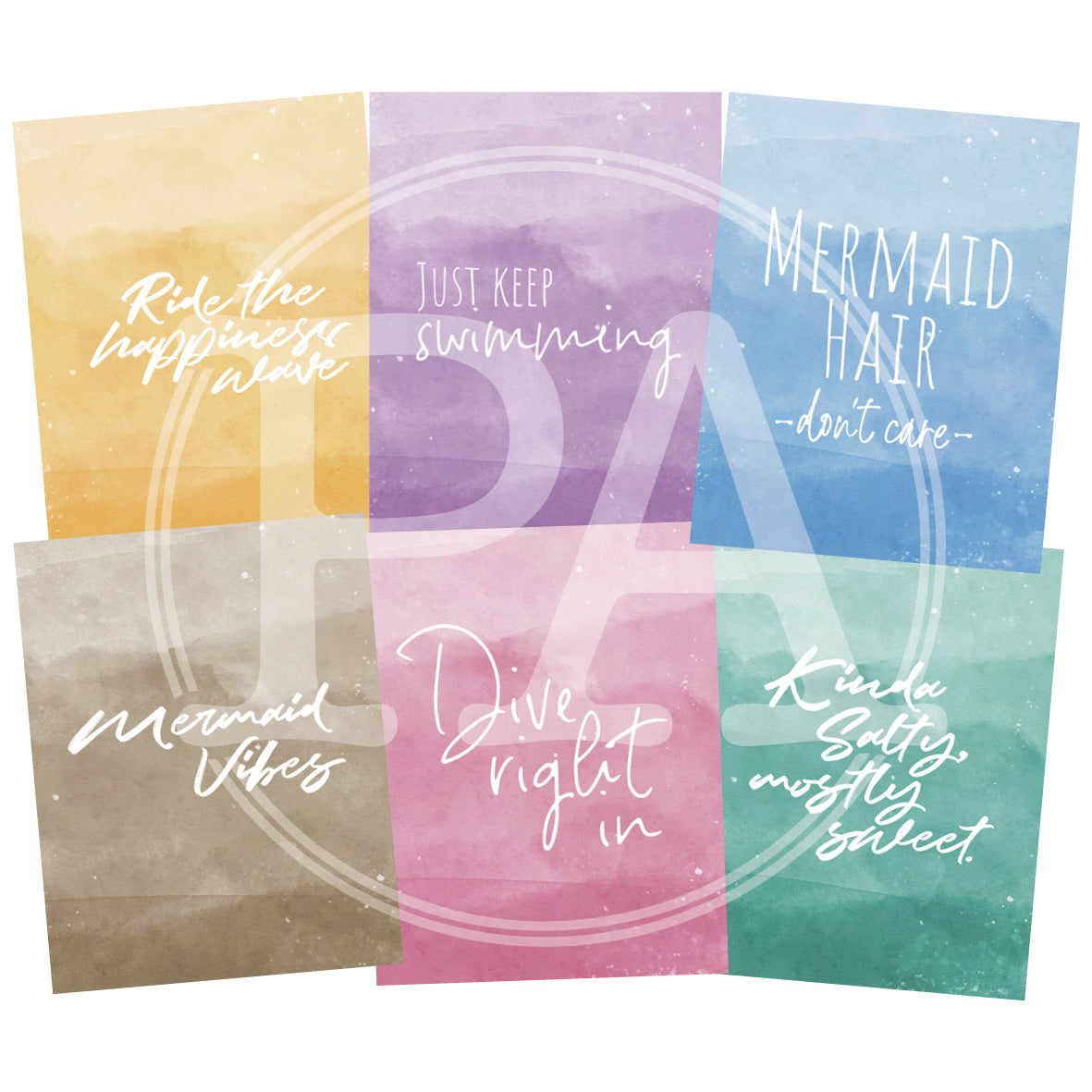 Mermaid Shores Quote Cards