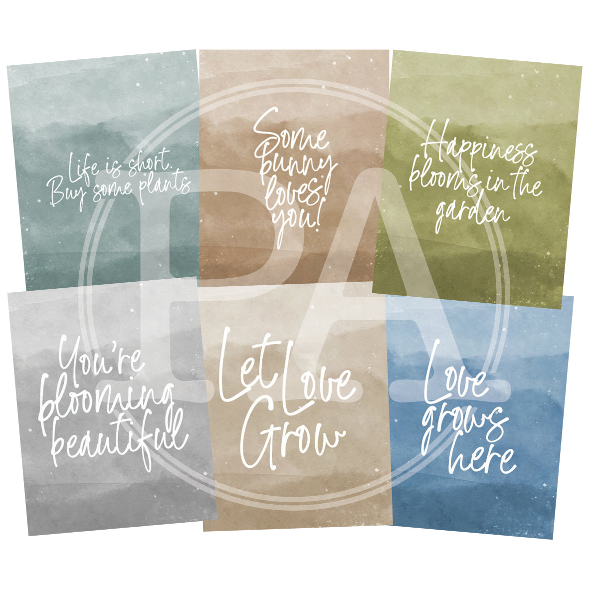Country Cottage Quote Cards