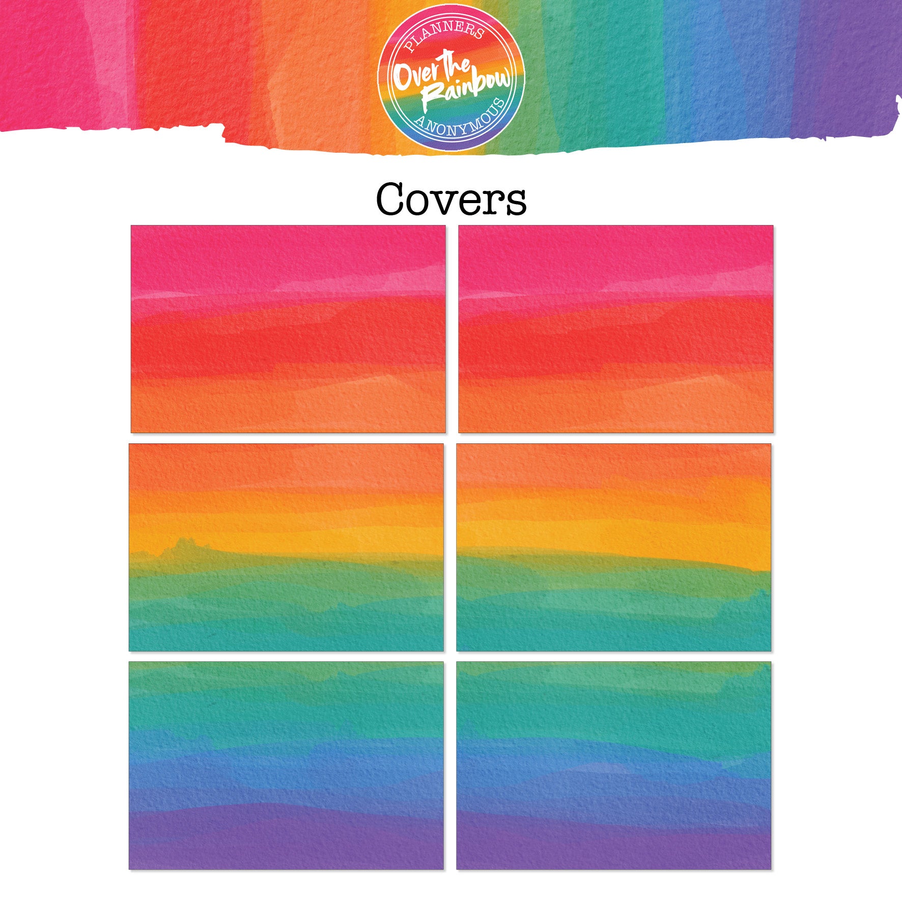 Over the Rainbow B6+ Melody Planner
