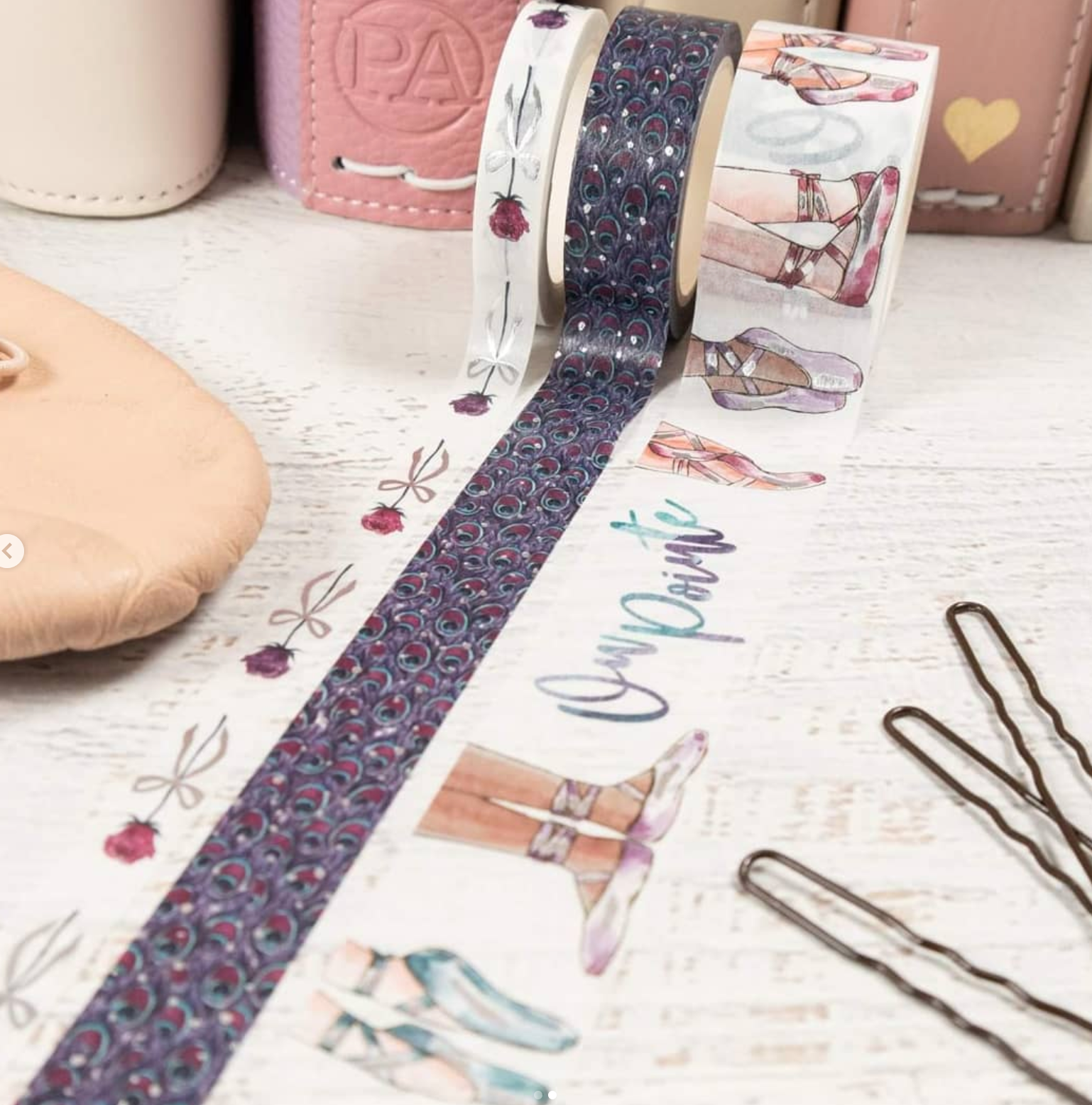 Peacock Ballet Washi - medium (approx 15mm)