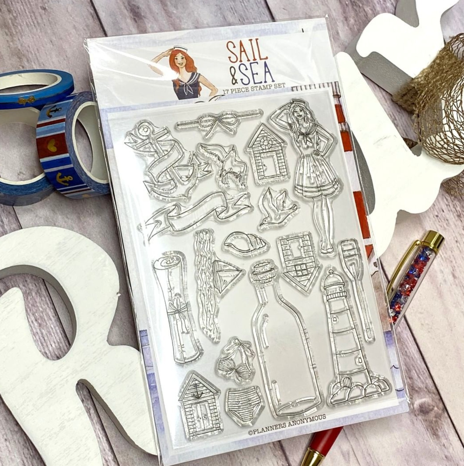 Sail and Sea Stamp Set