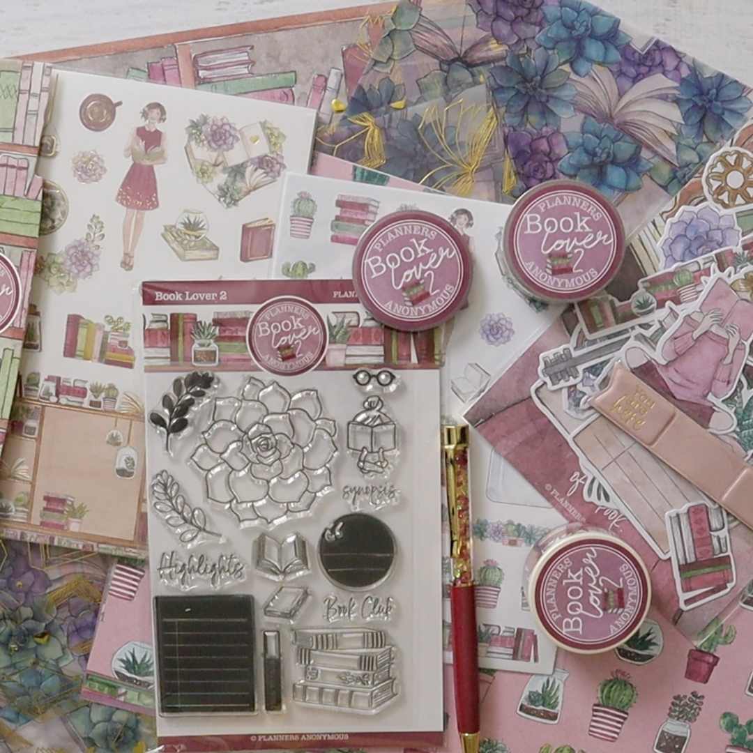 Book Lover 2 Planner Kit