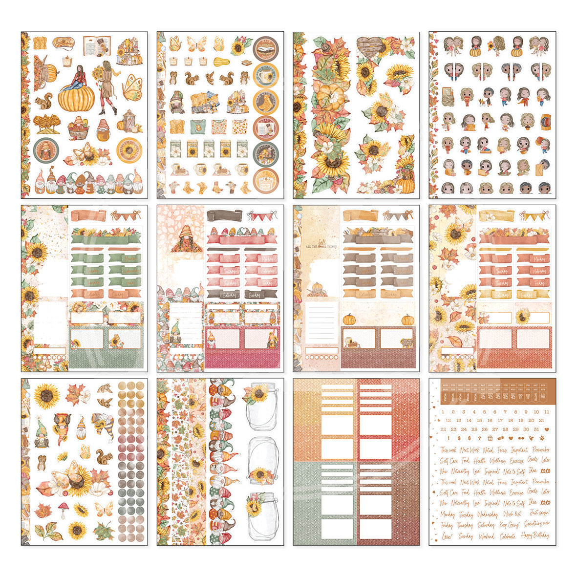 All for Fall Sticker Book