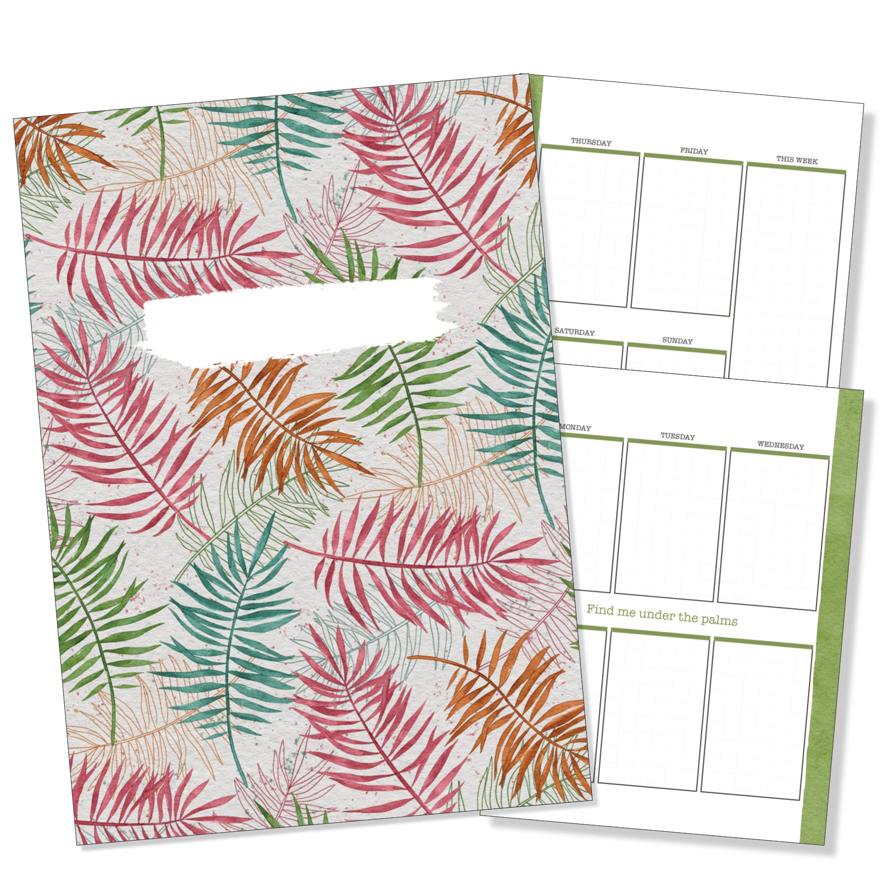 Tropicana - Printable Inserts - Kit