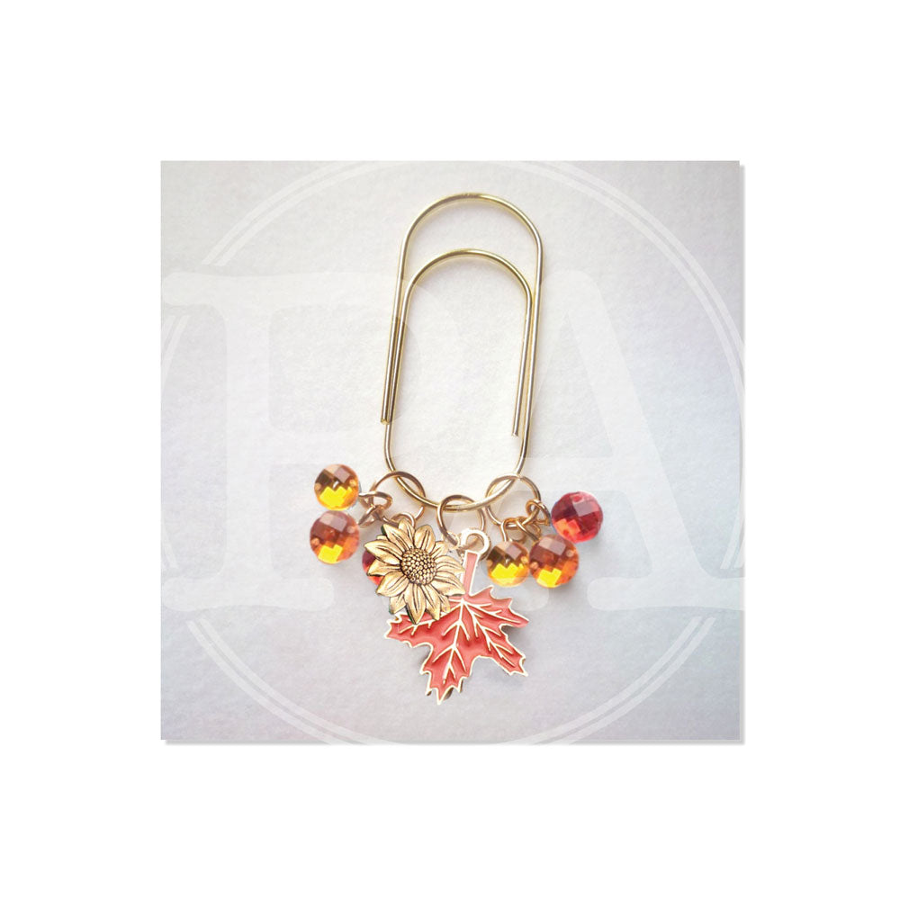 All for Fall Planner Paperclip - Double Charm