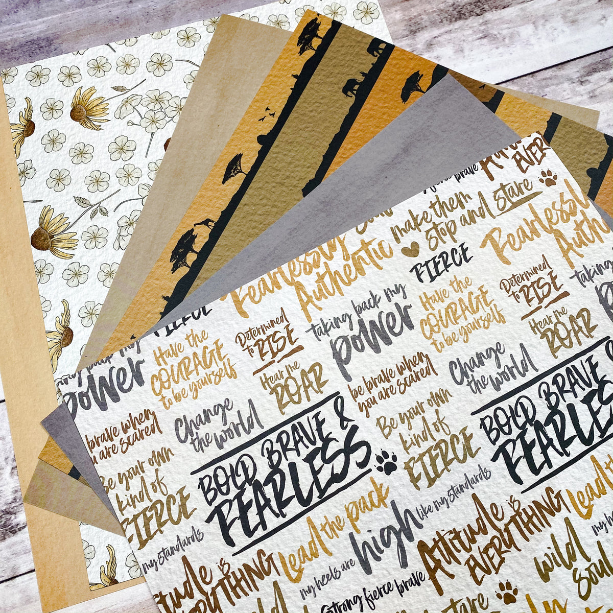 Fierce decorative papers - standard