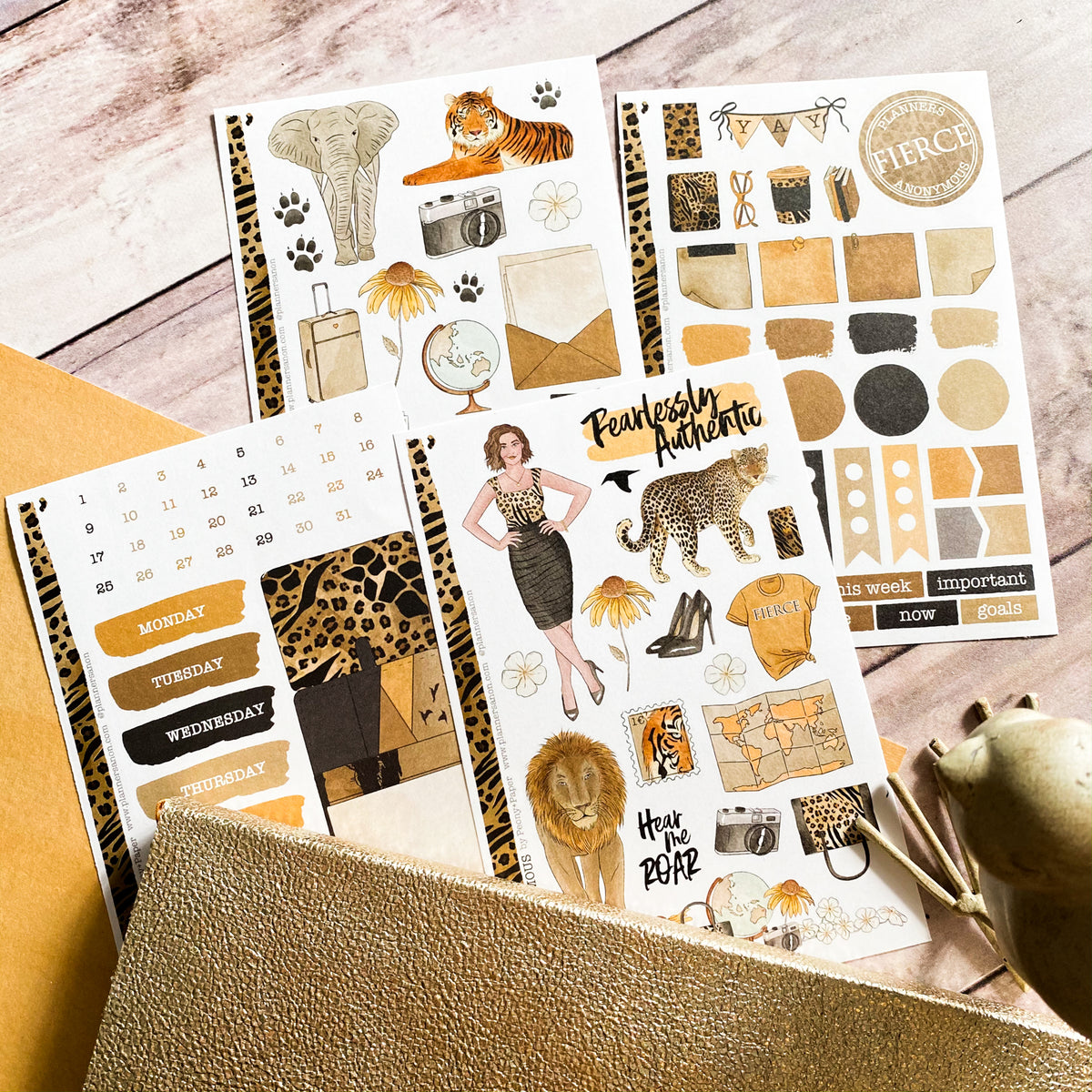 Fierce decorative papers - additional