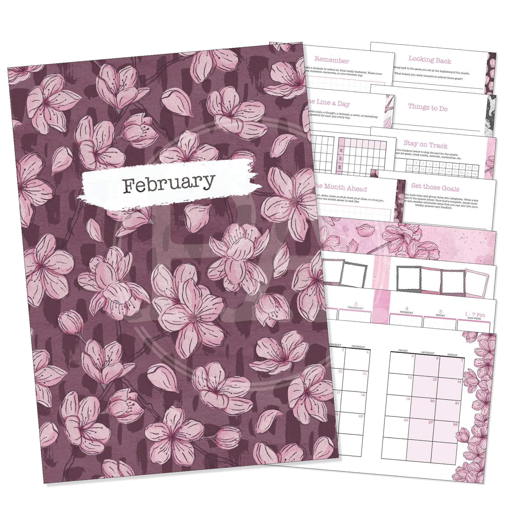 Sakura Printable Luxe Weekly Inserts