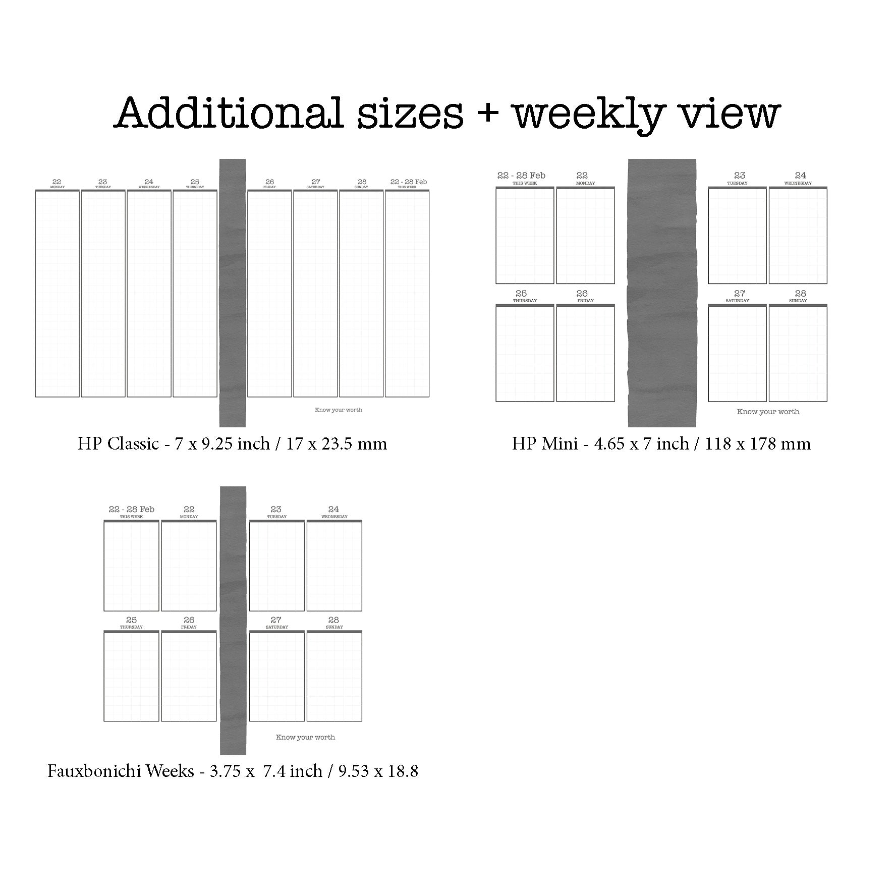 Sakura - Printable Inserts - Kit