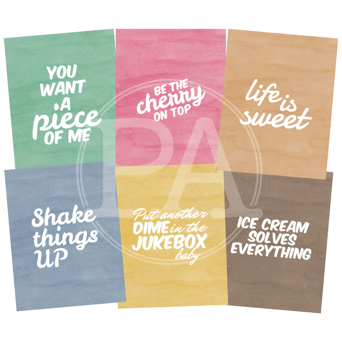 Milk Bar Quote Cards